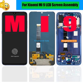  Для XiaoMi Mi 9 Se Дисплей AAA + + + Замена Сенсорного ЖК-экрана Digitizer С Рамкой В сборе Для Дисплея Xiaomi MI9