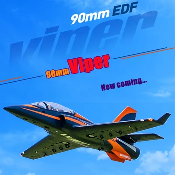  Канальный Вентилятор FMS 90mm Super Viper EDF Jet 6S 6CH С Убирающимися Закрылками EPO PNP RC Модель Самолета Для Хобби Avion Aircraft 1400 мм