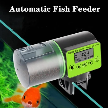  Новый Аквариумный Резервуар с Автоматическим Таймером подачи рыбы, Цифровой ЖК-дисплей, Автоматическая Подача корма, Электронный Инструмент для подачи корма для рыб, Кормушка для рыбы