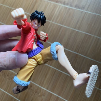  Оригинальное аниме Bandai One Piece Luffy S.H.Figuarts Monkey D Luffy ПВХ Фигурки, коллекция Модельных игрушек, подарок